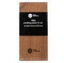 cedrina deska za dimljenje z logotipom grill fanatics na belem ozadju