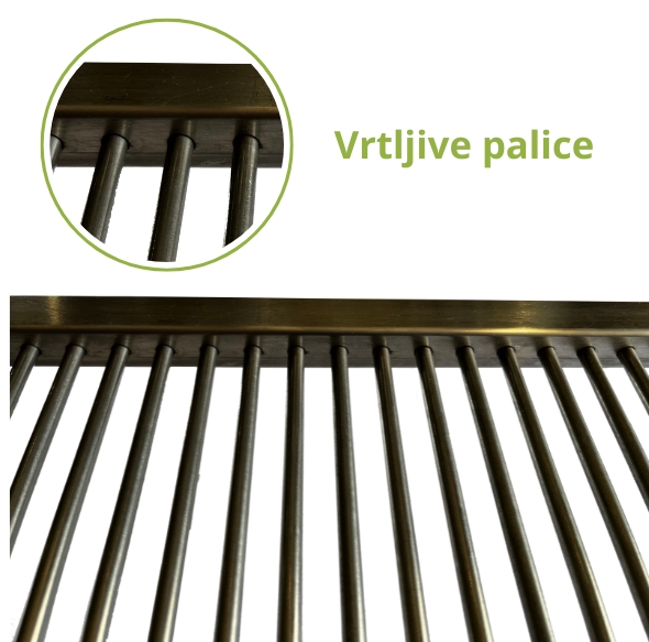 Profi inox žar gradele 61 × 42 cm